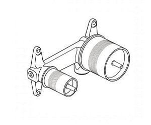 Скрытая часть для настенного смесителя Ideal Standard Strada A5948NU купить в интернет-магазине сантехники Sanbest