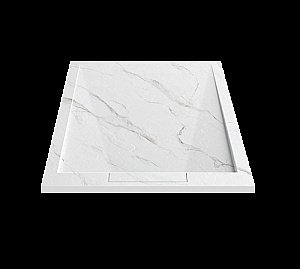 Душевой поддон Esbano ESP-LM128CB белый мрамор купить в интернет-магазине Sanbest