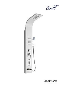 Душевая панель CeruttiSpa VIRGINIA W CT9990 Белая купить в интернет-магазине сантехники Sanbest