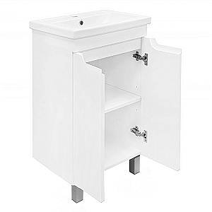 Тумба с раковиной Azario KANTRI 60 Н CS00097249 белая для ванной в интернет-магазине Sanbest