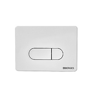 Кнопка для инсталляции BERGES NOVUM 040034 D4 белая купить в интернет-магазине сантехники Sanbest