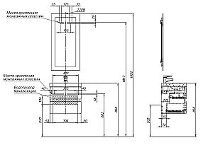 Тумба с раковиной Aquanet Беркли 302347 50 белый глянец для ванной в интернет-магазине Sanbest