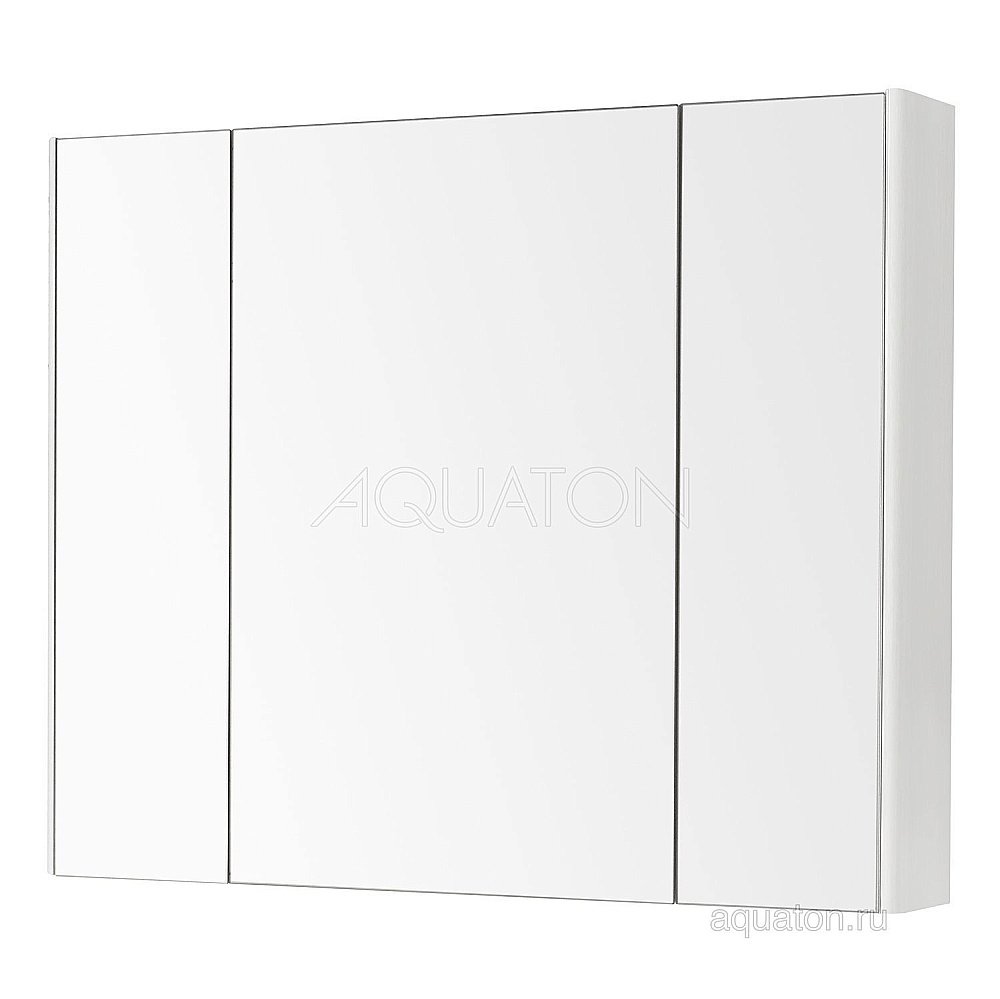 Зеркальный шкаф Акватон Беверли 100 белый купить в интернет-магазине сантехники Sanbest