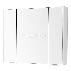 Зеркальный шкаф Акватон Беверли 100 белый купить в интернет-магазине сантехники Sanbest