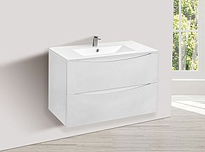 Тумба с раковиной Vincea Mia 75 G.White для ванной в интернет-магазине Sanbest