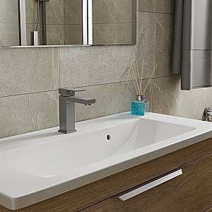 Смеситель для раковины D&K Bayern.Liszt DA1512106 серый графит купить в интернет-магазине сантехники Sanbest