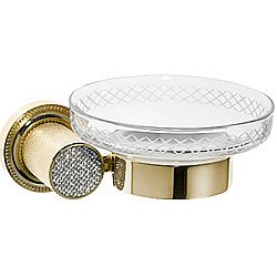 Мыльница Boheme Royal Cristal 10923-G золото/Swarovski купить в интернет-магазине сантехники Sanbest