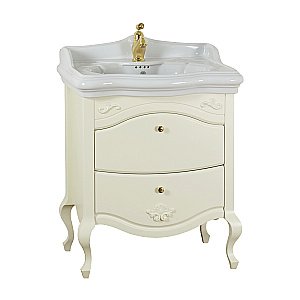 Тумба с раковиной Migliore Impero 70 Avorio с 2 ящиками для ванной в интернет-магазине Sanbest