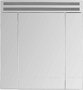 Зеркальный шкаф De Aqua Эколь 184800 70 белый купить в интернет-магазине сантехники Sanbest