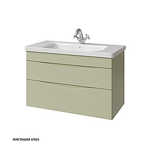 Тумба с раковиной Caprigo Lento 90 два ящика, цвет на выбор для ванной в интернет-магазине Sanbest