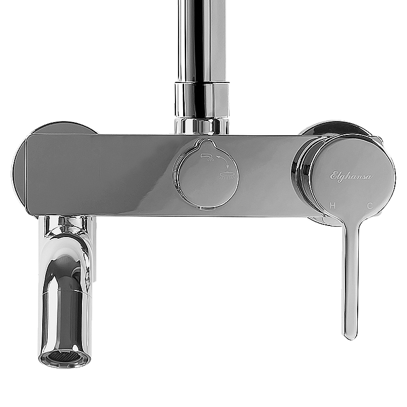Душевая система Elghansa 2330524-2L (Set-20) хром купить в интернет-магазине сантехники Sanbest