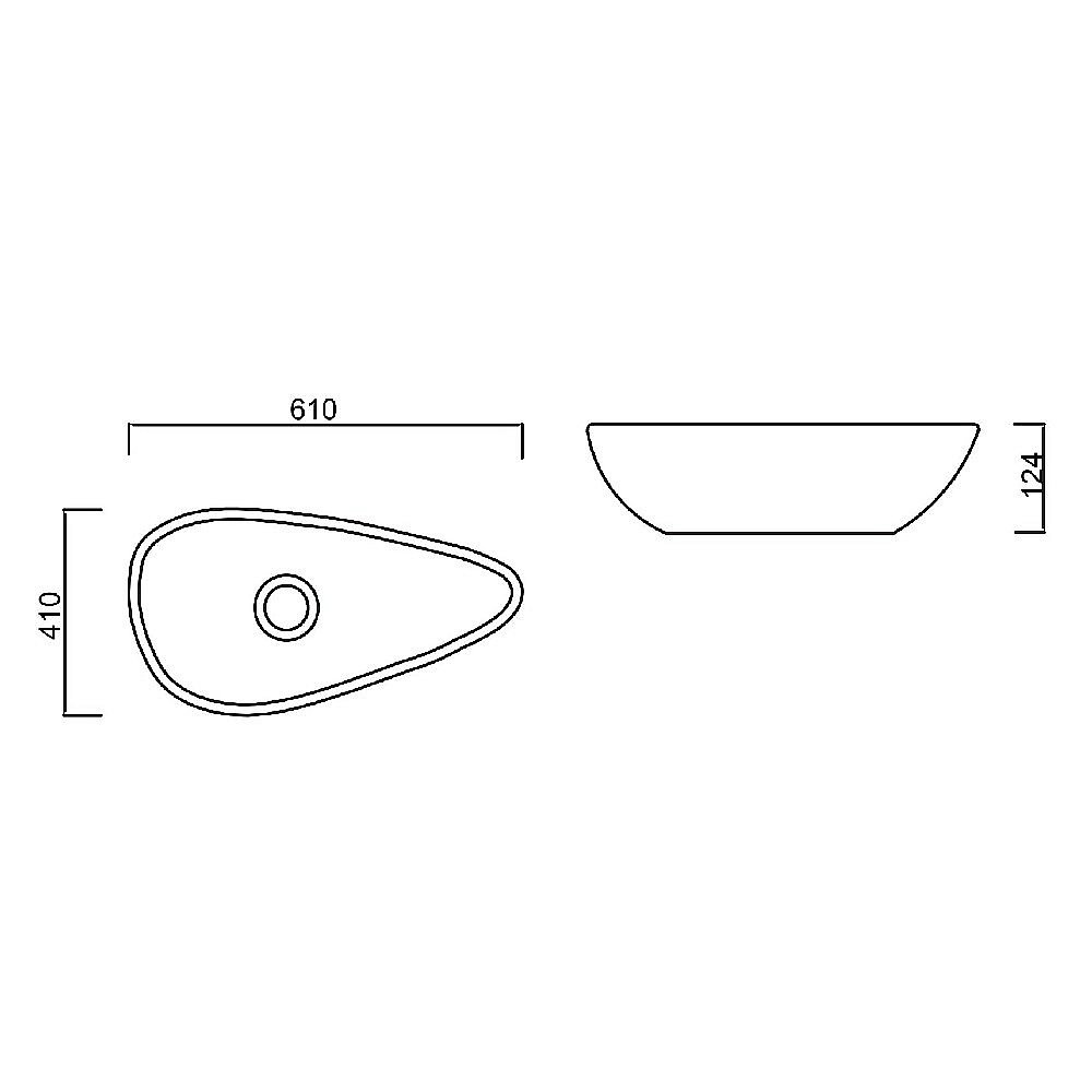 Раковина Gural Vit Top 61х41 TP20MUL00 белая купить в интернет-магазине Sanbest