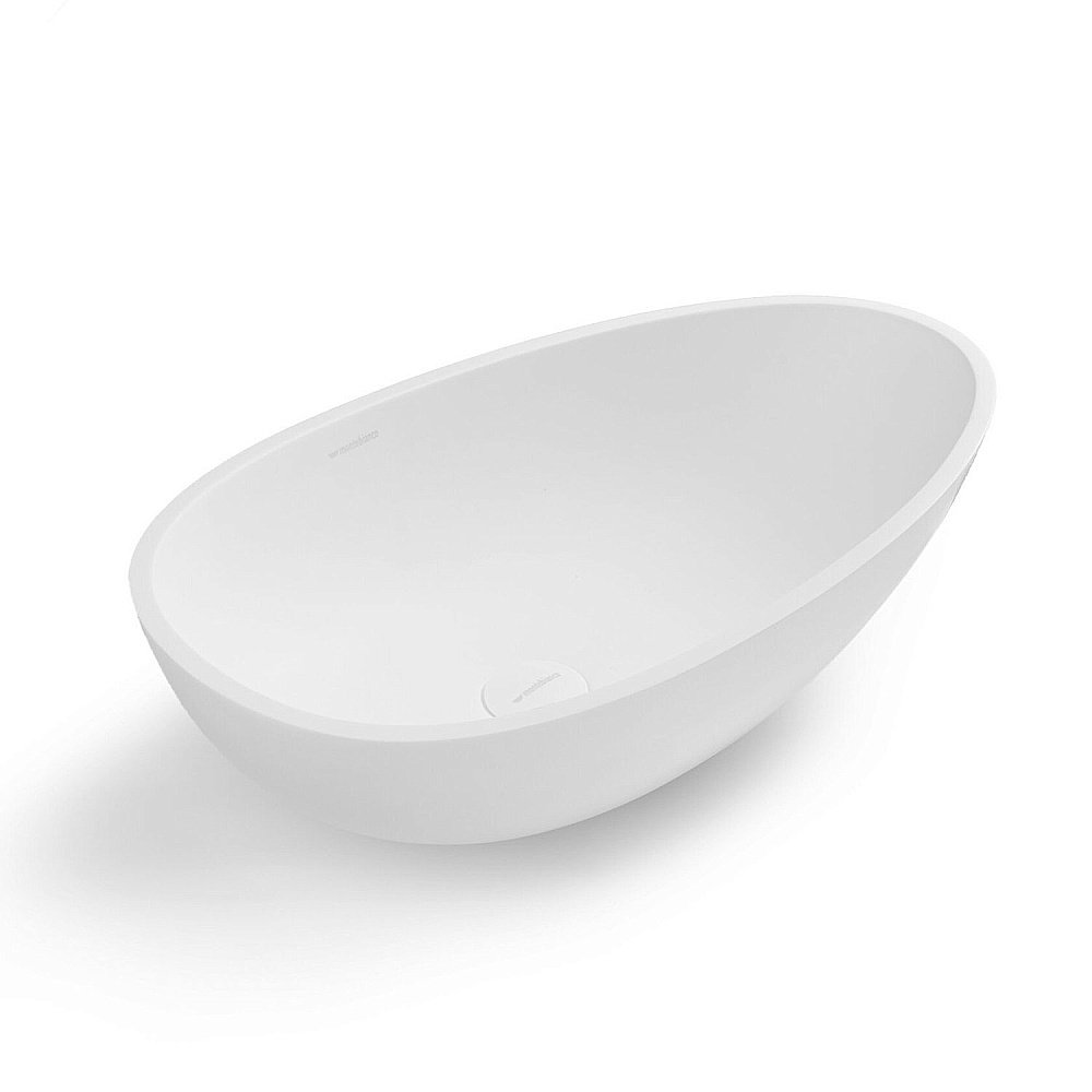 Раковина накладная Montebianco TUSCANY 12002 белая матовая купить в интернет-магазине Sanbest