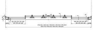 Душевая дверь Ravak Blix BLDP4-130  профиль белый/стекло матовое купить в интернет-магазине Sanbest