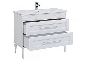Тумба с раковиной Aquanet Бостон 100/Dreja Эйфория 100 ясень для ванной в интернет-магазине Sanbest