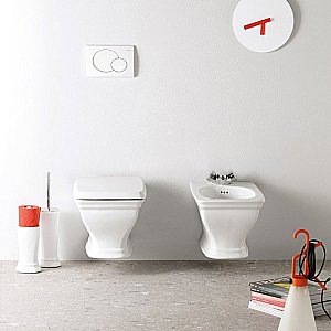 Биде подвесное ARTCERAM Civitas CIB001 01 00 bi*1 белое купить в интернет-магазине Sanbest