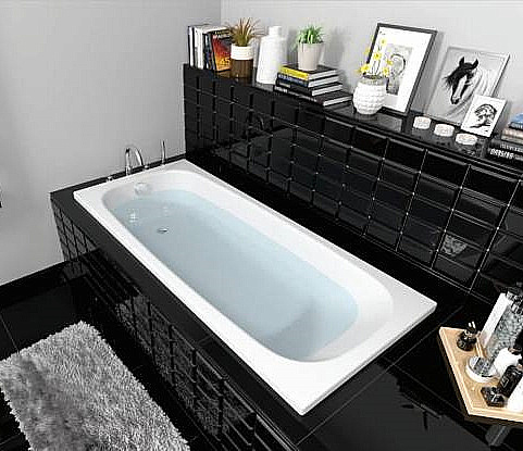 Ванна акриловая BERGES NELU 160х75 купить в интернет-магазине Sanbest