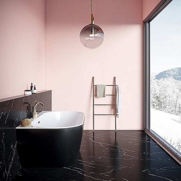 Ванна акриловая Ravak FREEDOM W 166х80 черная купить в интернет-магазине Sanbest