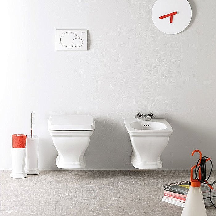 Биде подвесное ARTCERAM Civitas CIB001 01 00 bi*1 белое купить в интернет-магазине Sanbest