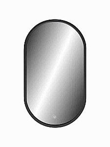 Зеркало Taliente Zled TA-Zled-PBL4580 45 черное в ванную от интернет-магазине сантехники Sanbest