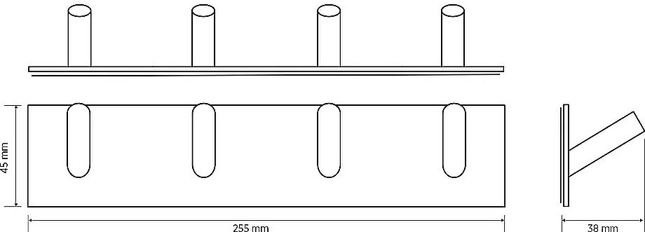 Крючок Bemeta EASY 163106290  черный матовый купить в интернет-магазине сантехники Sanbest