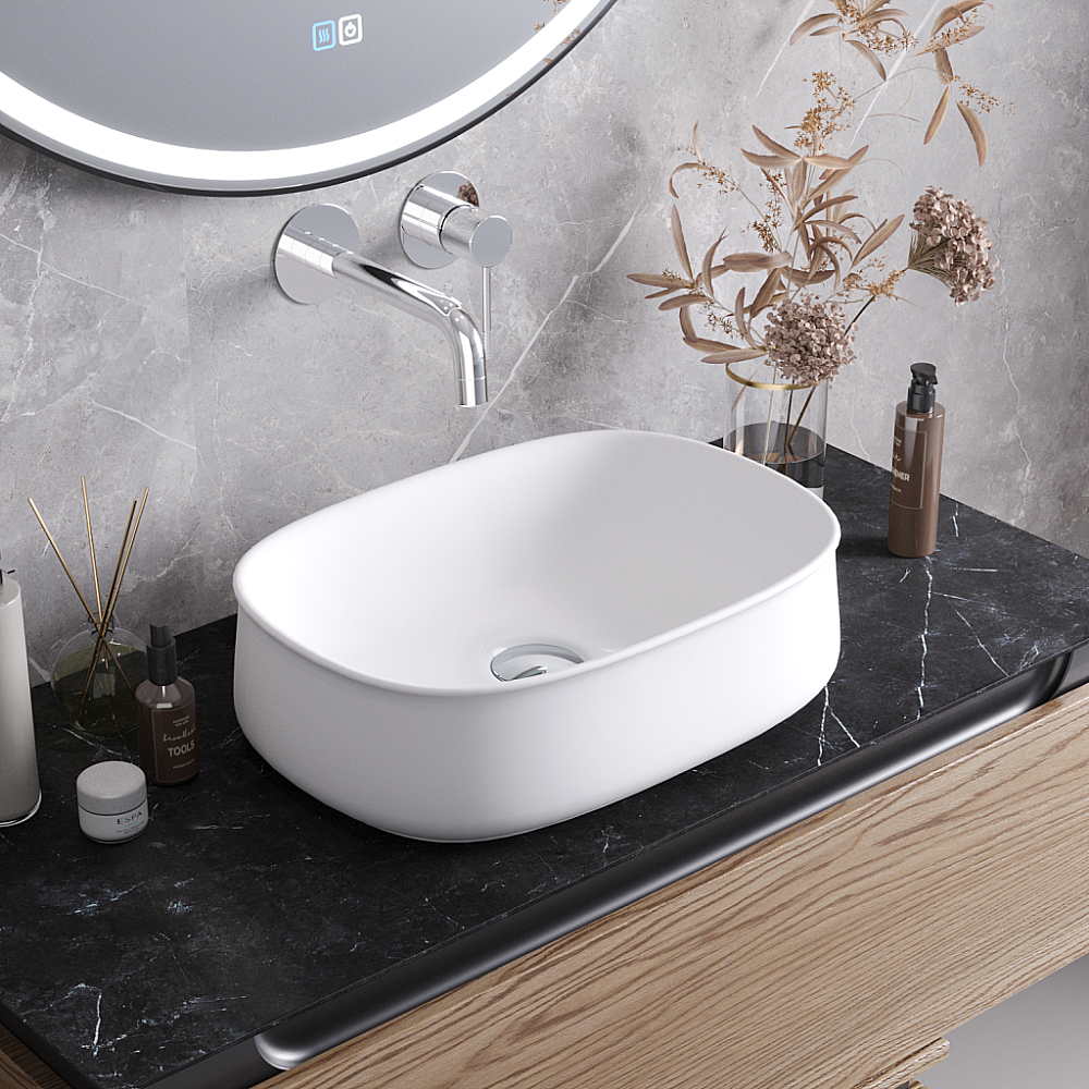 Раковина Cezares 46 CZR-6605 белая купить в интернет-магазине Sanbest