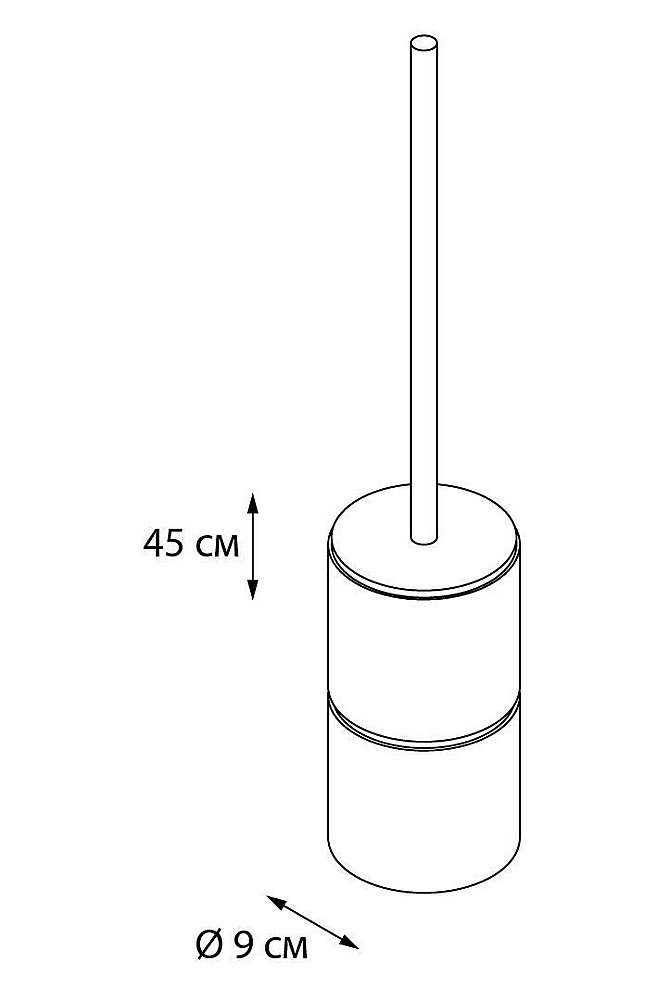 Ершик для туалета FIXSEN Nero FX-240-5 купить в интернет-магазине сантехники Sanbest
