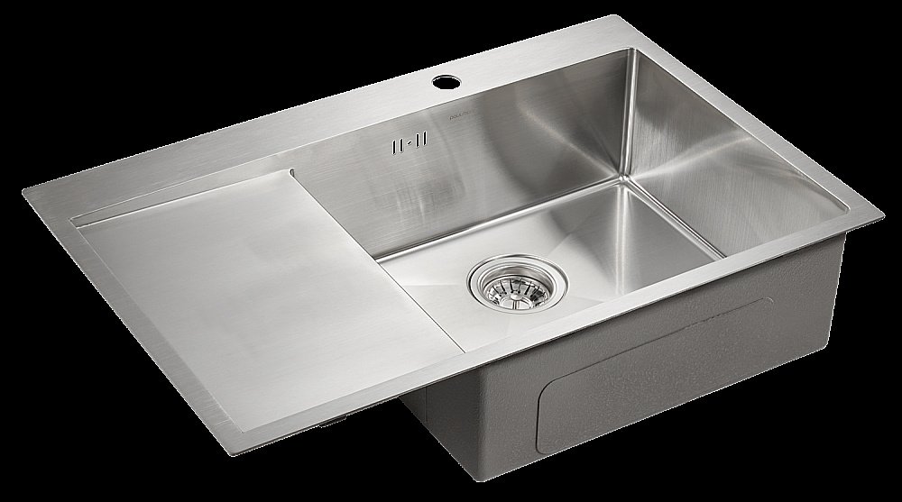 Мойка кухонная Paulmark Atlan PM217851-BS купить в интернет-магазине сантехники Sanbest