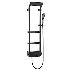 Душевая панель Black&White SEASONS Velvet Black W1220 черная купить в интернет-магазине сантехники Sanbest