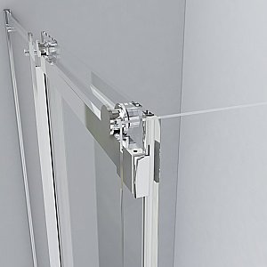 Душевой уголок Vincea Como VSR-1C1013CLB 130x100 стекло прозрачное/профиль черный купить в интернет-магазине Sanbest