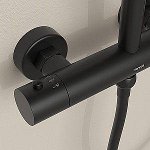 Душевая система Sancos Teo SC11001MB черный матовый купить в интернет-магазине сантехники Sanbest