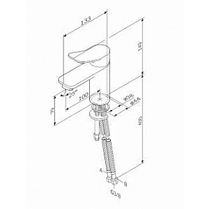 Смеситель для раковины AM.PM X-Joy X-Joy F85A02100 купить в интернет-магазине сантехники Sanbest