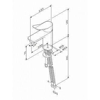 Смеситель для раковины AM.PM X-Joy X-Joy F85A02100 купить в интернет-магазине сантехники Sanbest