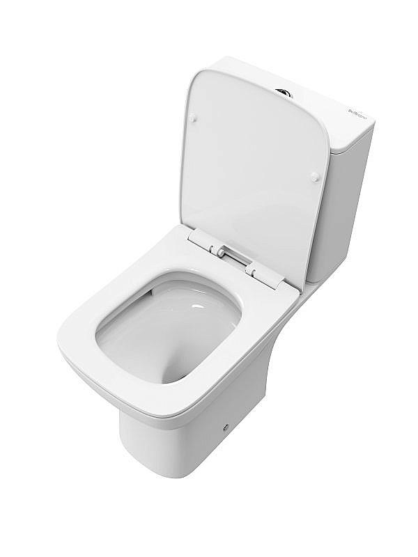 Унитаз-компакт BelBagno ROMANO-TOR BB2803CP/T-TOR/SC белый, с крышкой микролифт, с бачком, безободковый, слив-торнадо купить в интернет-магазине Sanbest