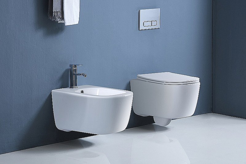 Унитаз подвесной Aquatek Лугано AQ2002-00 белый, с крышкой микролифт, безободковый купить в интернет-магазине Sanbest