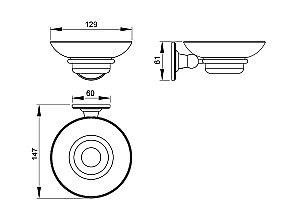 Мыльница Timo Nelson 150021/00 купить в интернет-магазине сантехники Sanbest