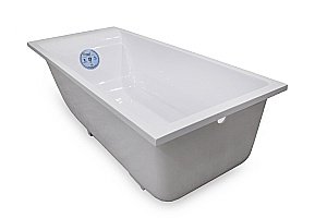 Ванна из искусственного камня Marmo Bagno Алесса NEW 170х80 MB-ALN170-80 белая купить в интернет-магазине Sanbest