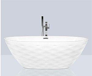 Ванна акриловая Ceruttispa TONIA CT11230 170х75 белая купить в интернет-магазине Sanbest