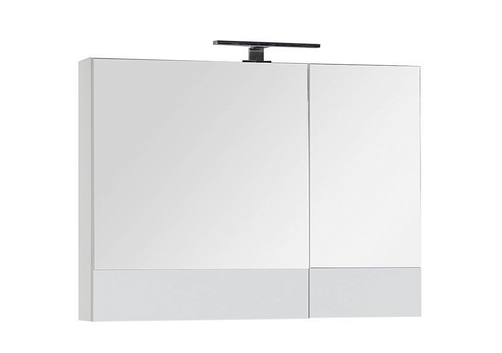Зеркальный шкаф Aquanet Верона 90 белый купить в интернет-магазине сантехники Sanbest