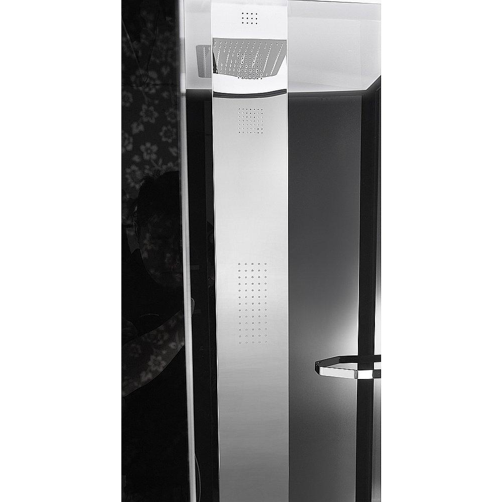 Душевая кабина Orans Diamond 89105RBLH 120х90 профиль черный купить в интернет-магазине Sanbest