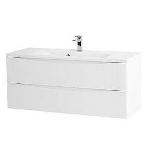 Тумба с раковиной Belbagno MARINO 120 подвесная Bianco Lucido для ванной в интернет-магазине Sanbest