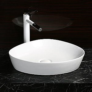 Раковина накладная CeruttiSpa 50 CR0021C белая купить в интернет-магазине Sanbest