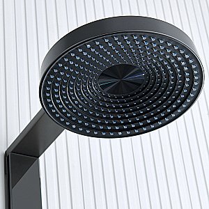 Душевая система Black&White Gravity 9005NGM оружейная сталь купить в интернет-магазине сантехники Sanbest