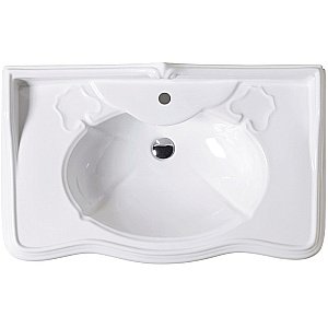 Раковина подвесная Azzurra Jubilaeum 70 JUB200/M bi*1#D9 белая купить в интернет-магазине Sanbest