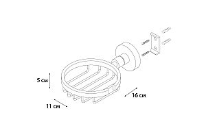 Мыльница FIXSEN MODERN FX-51509 купить в интернет-магазине сантехники Sanbest