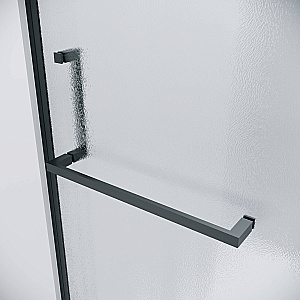 Душевой уголок Grossman Pragma 120х100 120.K33.03.1210.21.02 стекло шиншилла/профиль черный матовый купить в интернет-магазине Sanbest