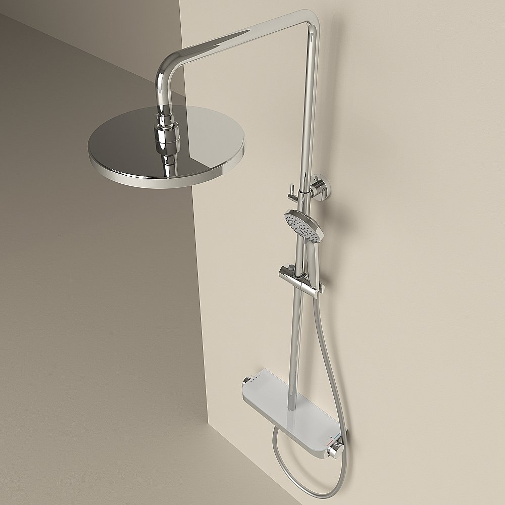 Душевая система Sancos Teo SC11002CH хром купить в интернет-магазине сантехники Sanbest