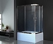 Душевой уголок Royal Bath RB8100BP-T-CH 100х80 прозрачный купить в интернет-магазине Sanbest
