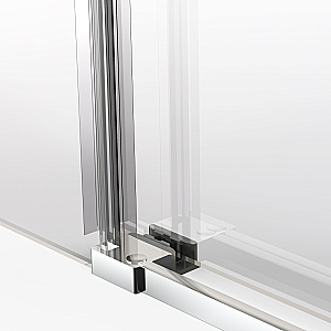 Душевая дверь Vincea Stella 110 VDS-1ST110CLG стекло прозрачное/профиль брашированное золото купить в интернет-магазине Sanbest