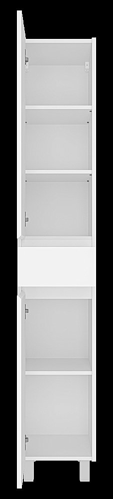 Пенал напольный Misty Алиса 35 Э-Али0501-01 белый для ванной в интернет-магазине сантехники Sanbest